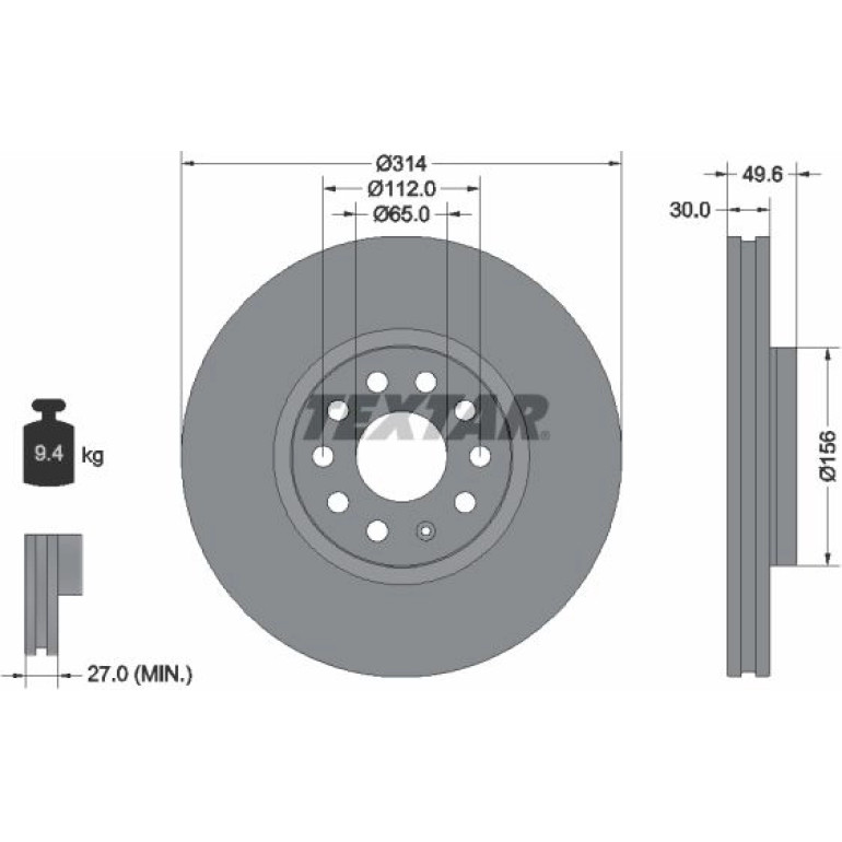 Bremsscheibe 92232405 Bremsscheibe 92232405