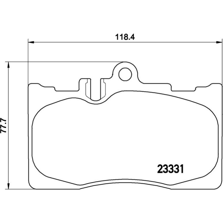 BREMBO Bremsklötze VA P 83 058 BREMBO Bremsklötze VA P 83 058