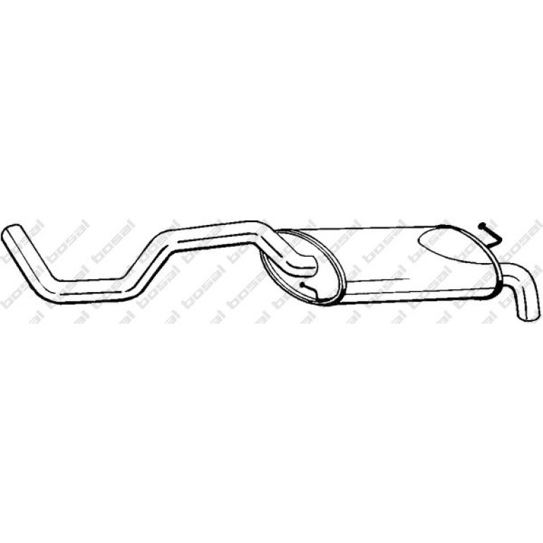 Bosal Schalldämpfer 278-853 Bosal Schalldämpfer 278-853