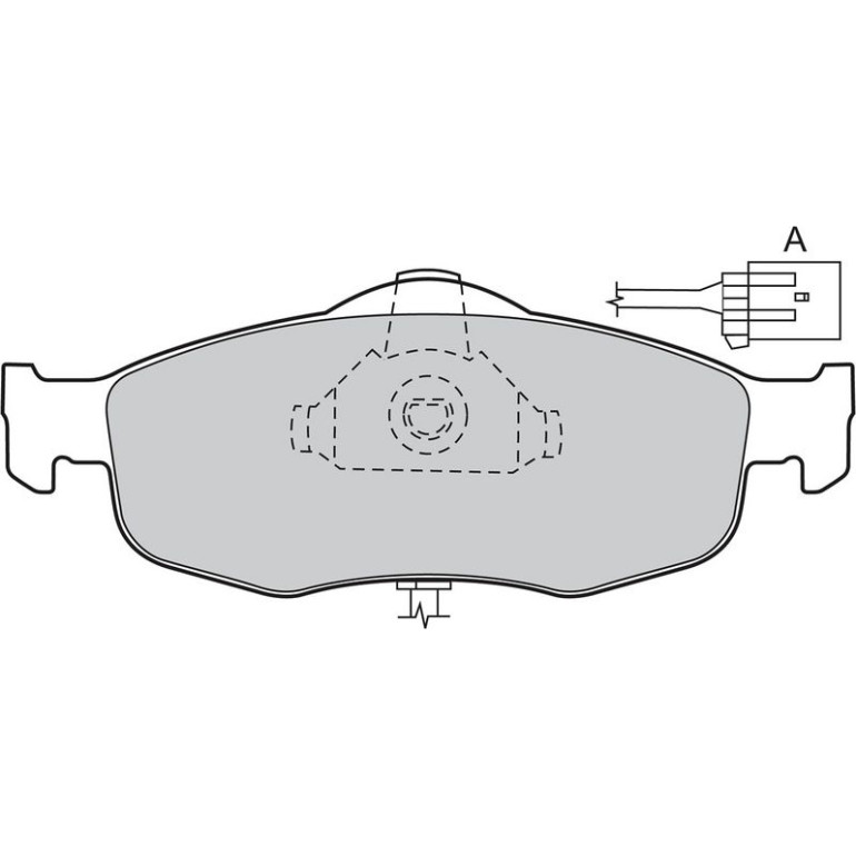 VALEO Bremsbeläge 598034