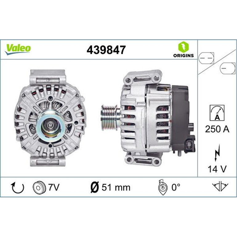 VALEO Generator 439847 VALEO Generator 439847