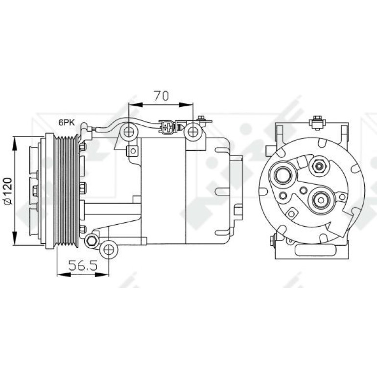 Kompressor, Klimaanlage 32250 Kompressor, Klimaanlage 32250