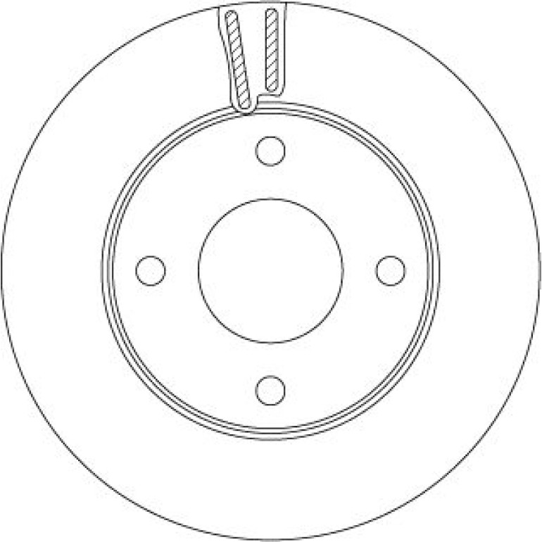 Bremsscheibe Nissan P. Nv200 1.5 Dci/1.6 10 DF6417 Bremsscheibe Nissan P. Nv200 1.5 Dci/1.6 10 DF6417