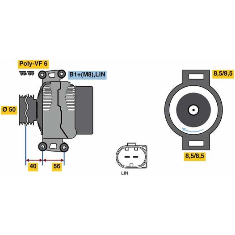Lichtmaschine 0 986 049 010 Lichtmaschine 0 986 049 010