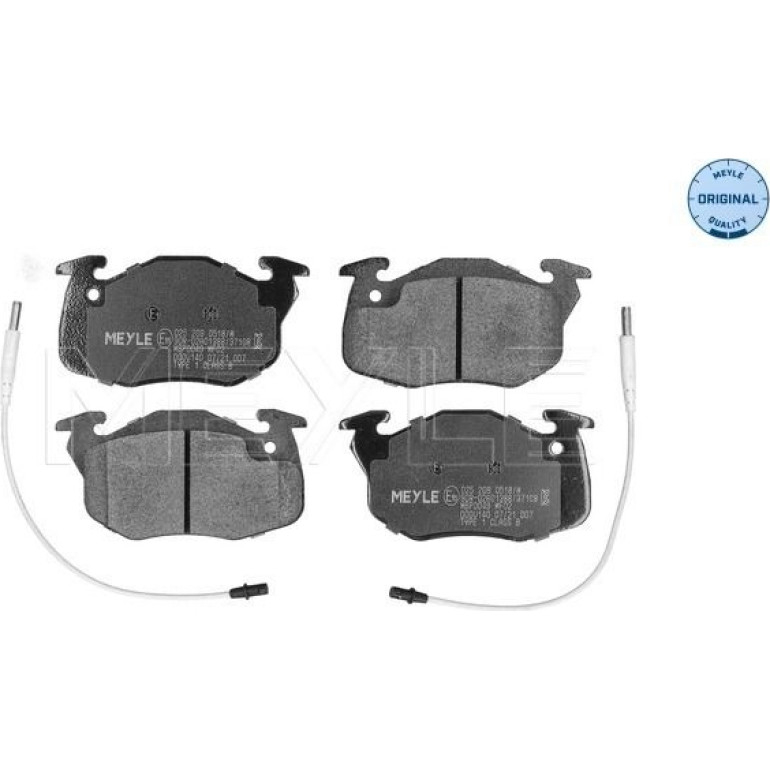 Bremsbelagsatz Renault S. 9/11/19/21/25 Mit Sensor 025 209 0518/W Bremsbelagsatz Renault S. 9/11/19/21/25 Mit Sensor 025 209 0518/W