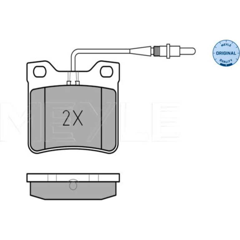 Bremsbelagsatz Db T. Vito 108-114 02/96- Mit Sensor 025 219 0417/W Bremsbelagsatz Db T. Vito 108-114 02/96- Mit Sensor 025 219 0417/W