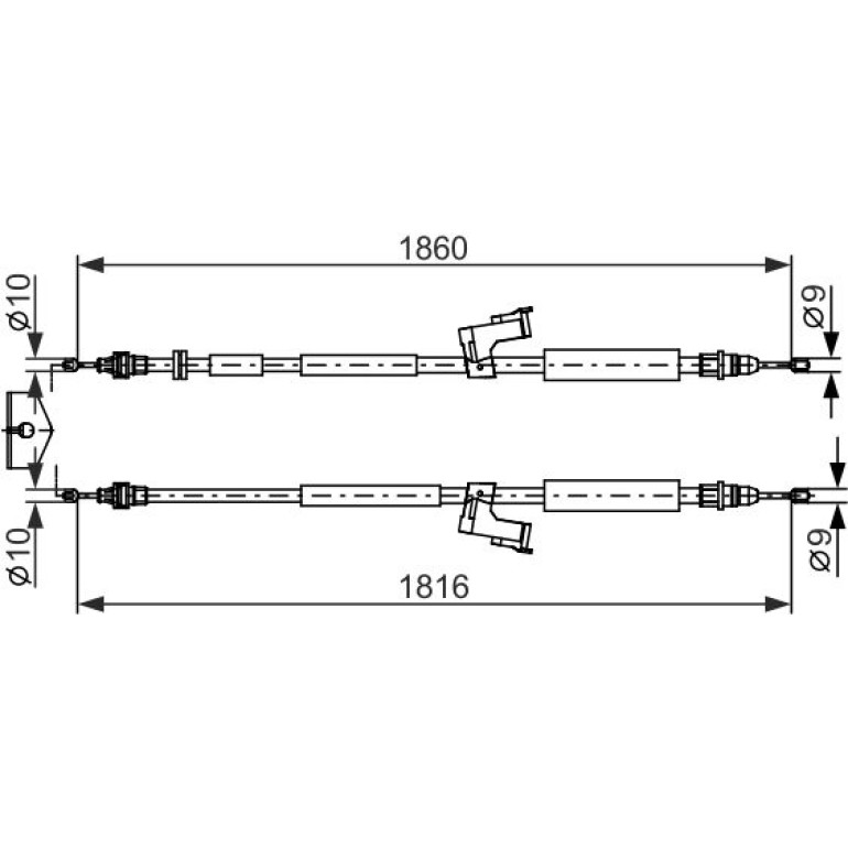 Handbremsseil 1987482671 Handbremsseil 1987482671