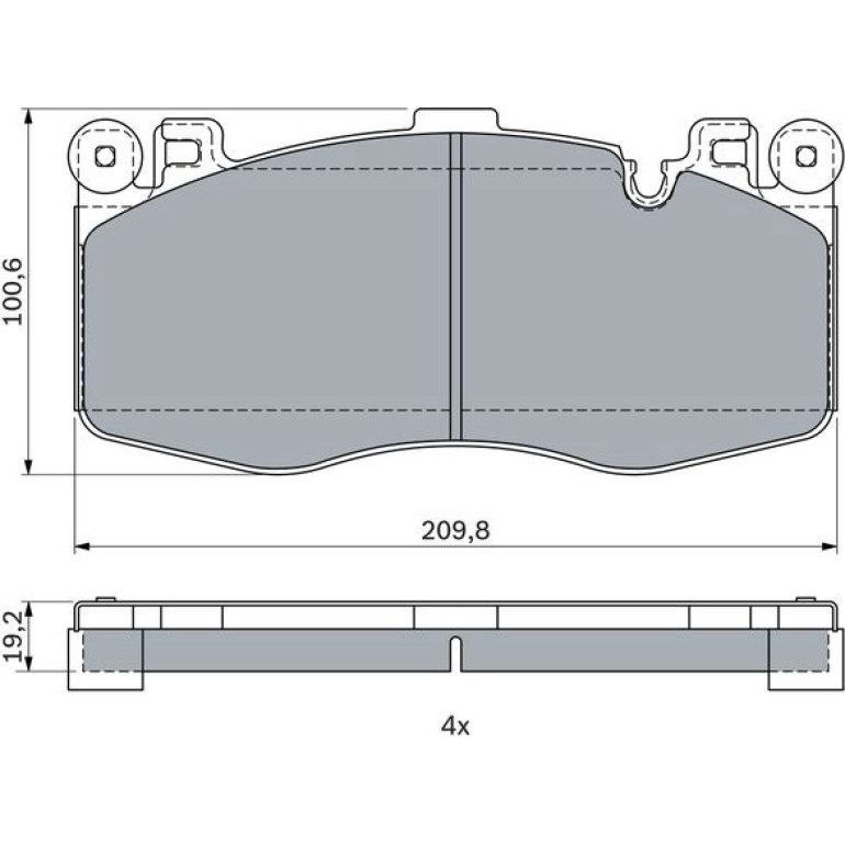 Bremsbelag 0 986 424 387 Bremsbelag 0 986 424 387