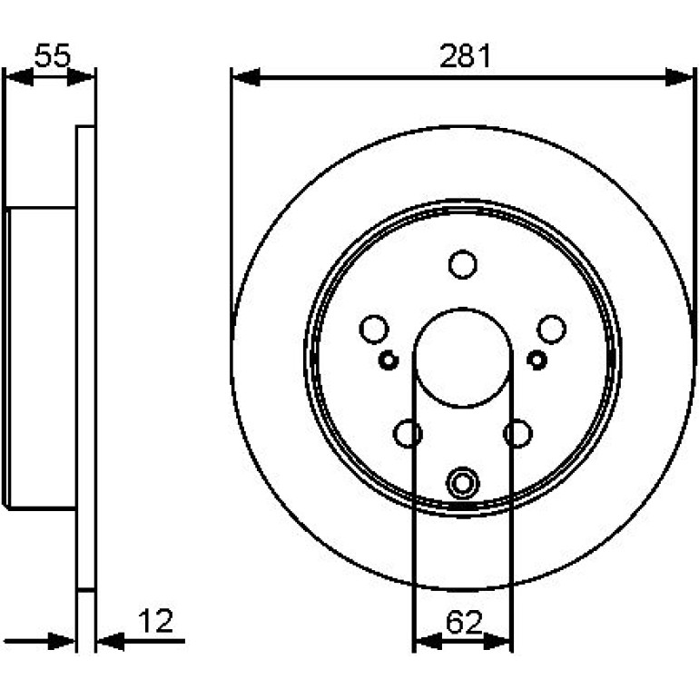 Bremsscheibe HA 0 986 479 419 Bremsscheibe HA 0 986 479 419