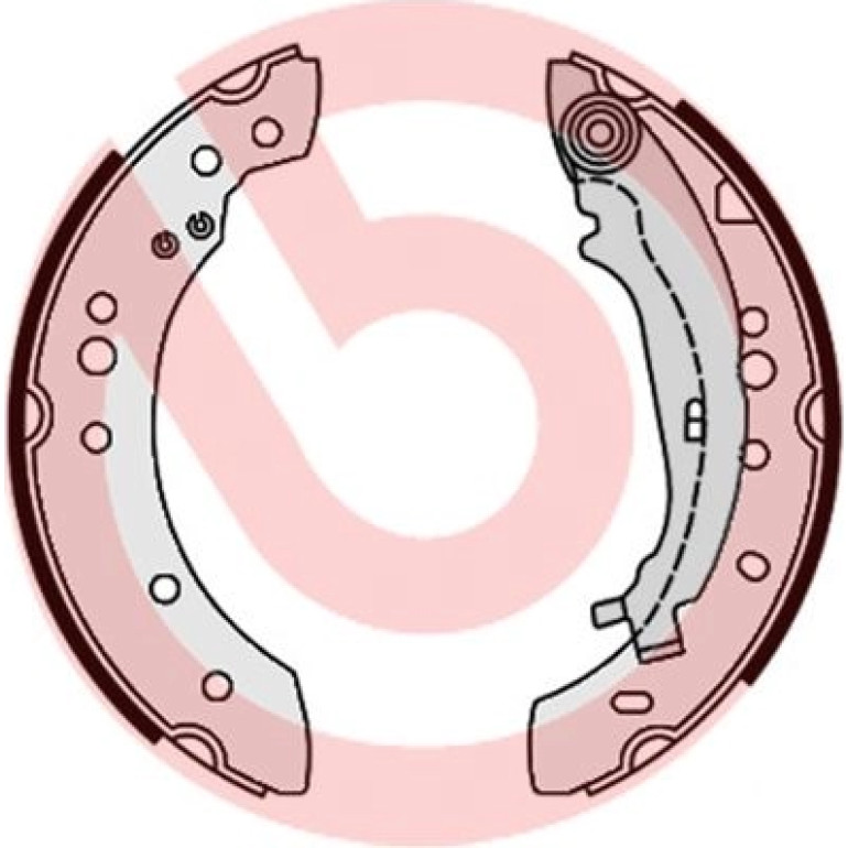 Bremsbackensatz HA S 54 521 Bremsbackensatz HA S 54 521