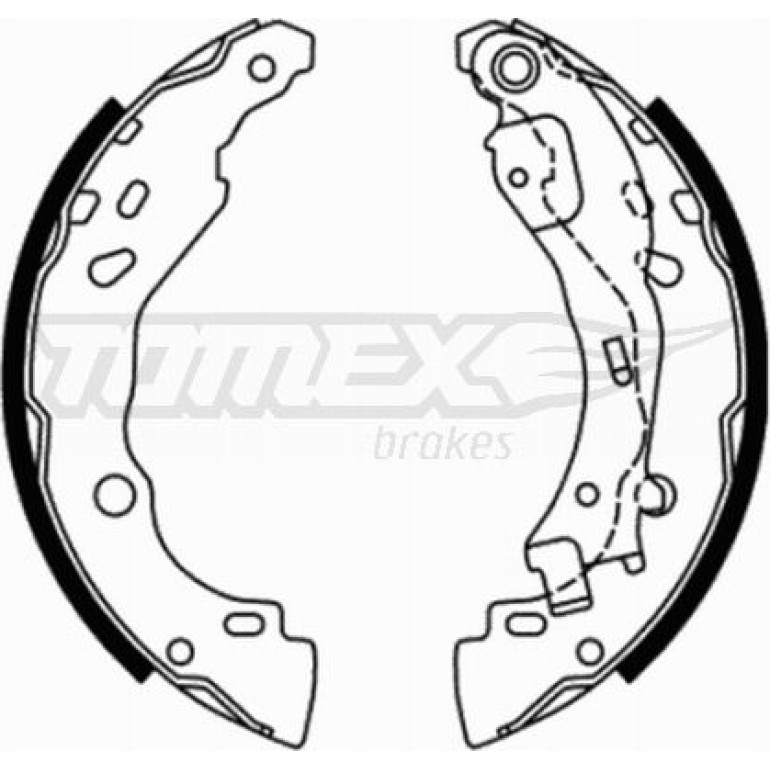TOMEX brakes Bremsbackensatz TX 21-77 TOMEX brakes Bremsbackensatz TX 21-77