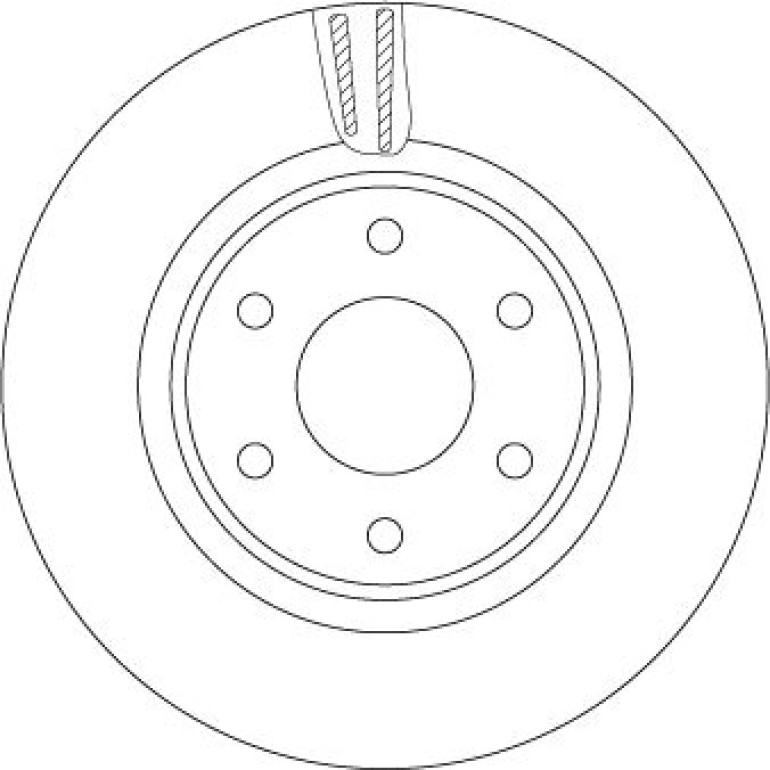Bremsscheibe HA DF7458S Bremsscheibe HA DF7458S