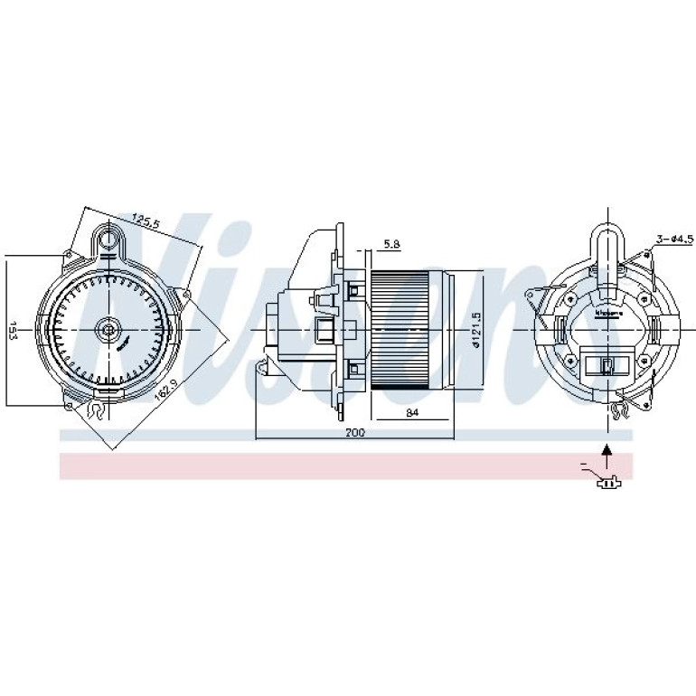 Innenraumgebläse 87502 Innenraumgebläse 87502