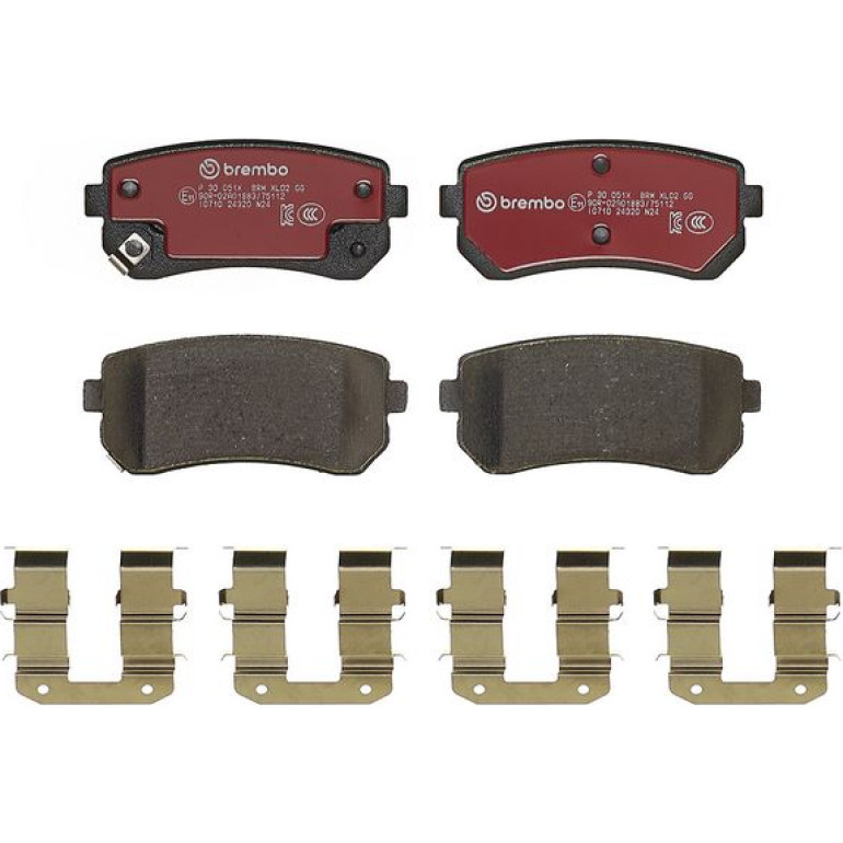 BREMBO Bremsklötze Xtra HA P 30 051X BREMBO Bremsklötze Xtra HA P 30 051X