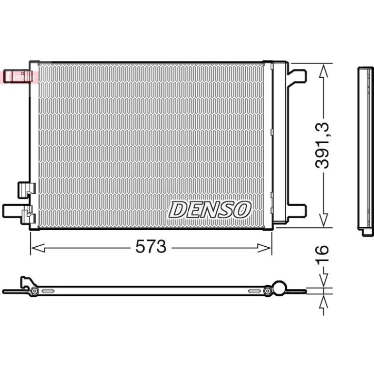 DENSO Kondensator, Klimaanlage DCN32066 DENSO Kondensator, Klimaanlage DCN32066