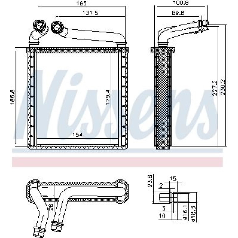 Heizkühler PKW 73979 Heizkühler PKW 73979