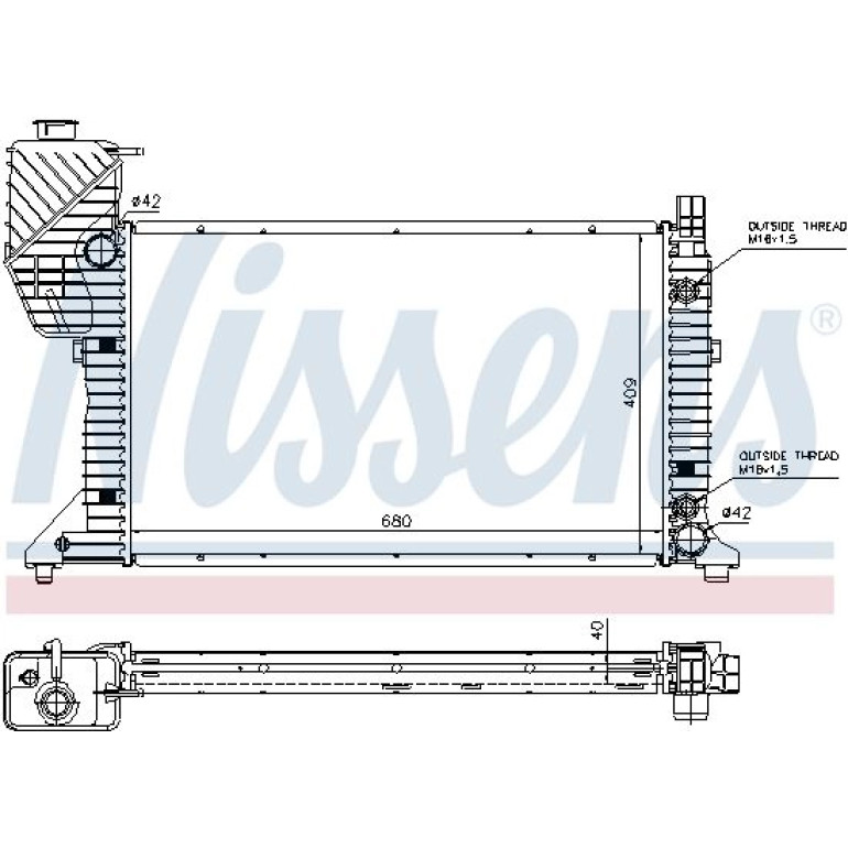 Wasserkühler PKW 62686A Wasserkühler PKW 62686A