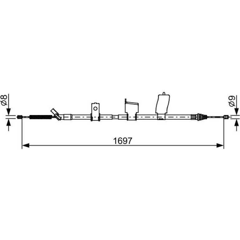 Handbremsseil li 1987482627 Handbremsseil li 1987482627