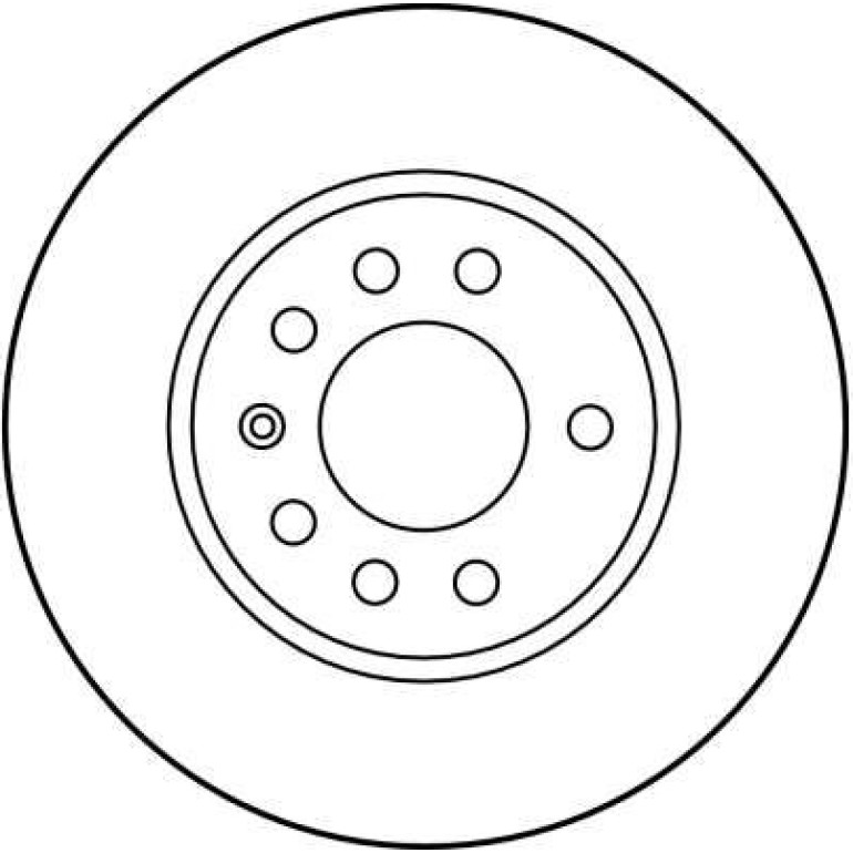 Bremsscheibe Opel P. Calibra/Vectra DF2681 Bremsscheibe Opel P. Calibra/Vectra DF2681