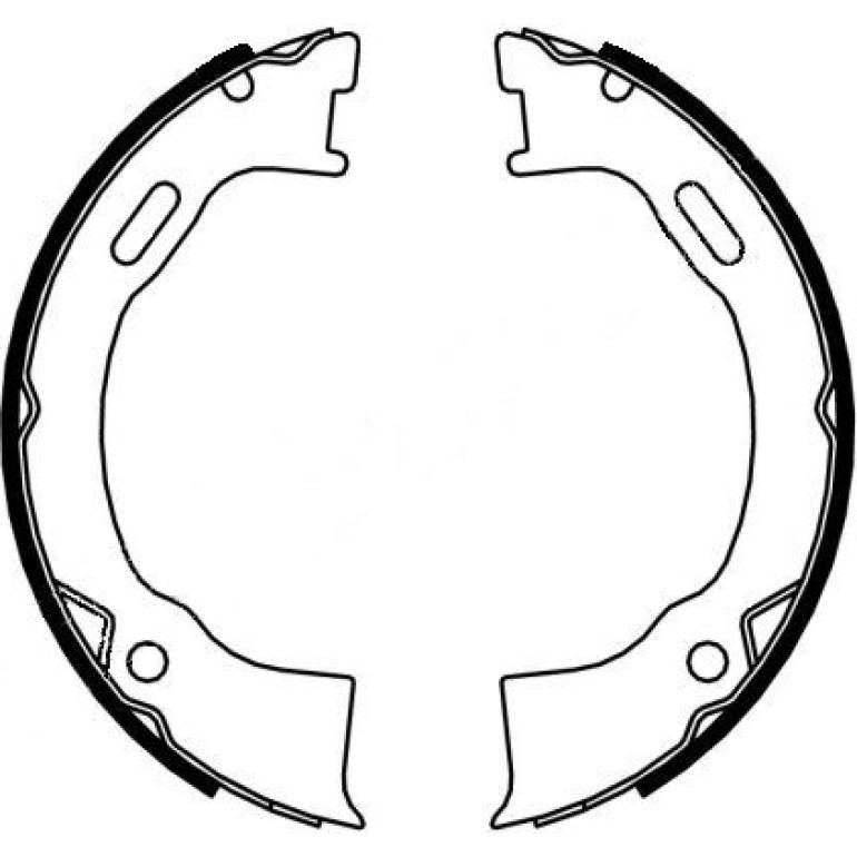 Handbremsbacken Jeep Grand Cherokee 91-99 91071500 Handbremsbacken Jeep Grand Cherokee 91-99 91071500