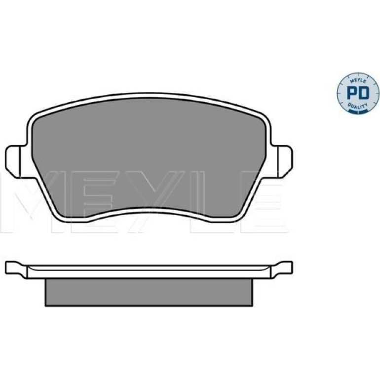 Bremsbelagsatz Opel P. Agilla 07-/Swift 05-/Splash 025 244 0317/PD Bremsbelagsatz Opel P. Agilla 07-/Swift 05-/Splash 025 244 0317/PD