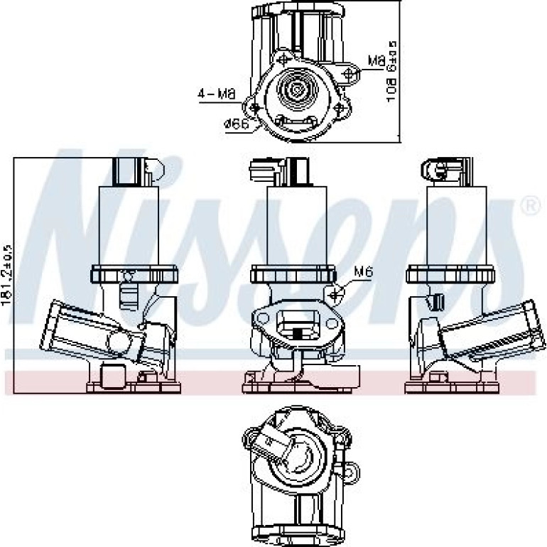 NISSENS Agr-Ventil 98210 NISSENS Agr-Ventil 98210