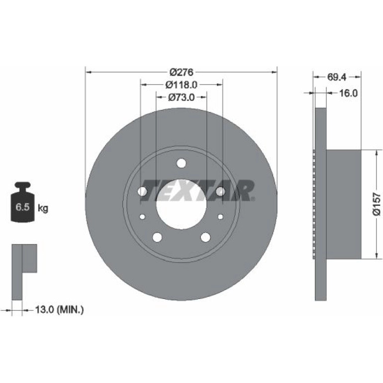 Bremsscheibe Iveco T. Daily 00- Abs 93104800 Bremsscheibe Iveco T. Daily 00- Abs 93104800