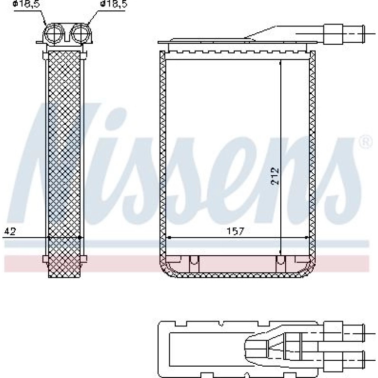 Heizkühler PKW 733591 Heizkühler PKW 733591