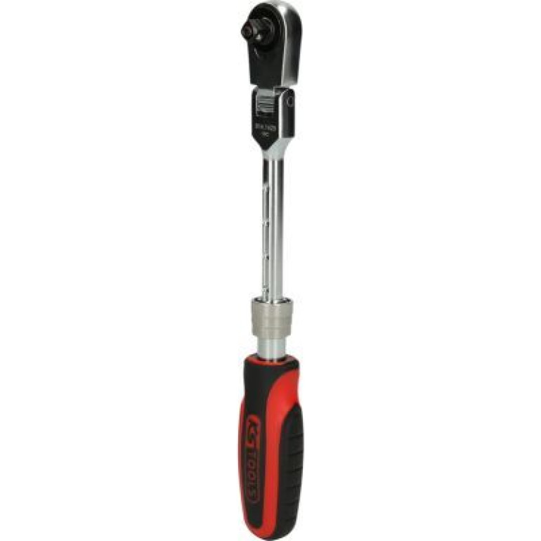 KS TOOLS Kniehebel-Teleskopratsche mit Gelenk 1/4 SlimPOWER, 72 Zähne 914.1420 KS TOOLS Kniehebel-Teleskopratsche mit Gelenk 1/4 SlimPOWER, 72 Zähne 914.1420