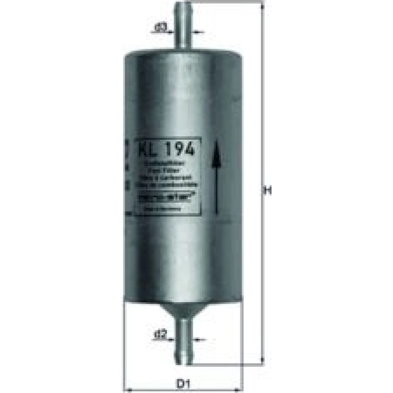 MAHLE Kraftstofffilter KL 194 MAHLE Kraftstofffilter KL 194
