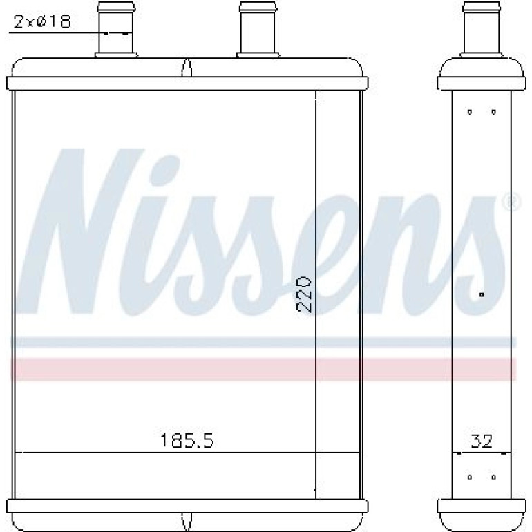 Heizkühler PKW 71817 Heizkühler PKW 71817