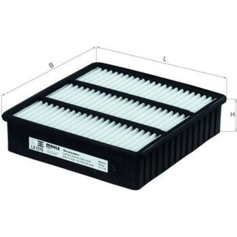 MAHLE Luftfilter LX 1076 MAHLE Luftfilter LX 1076