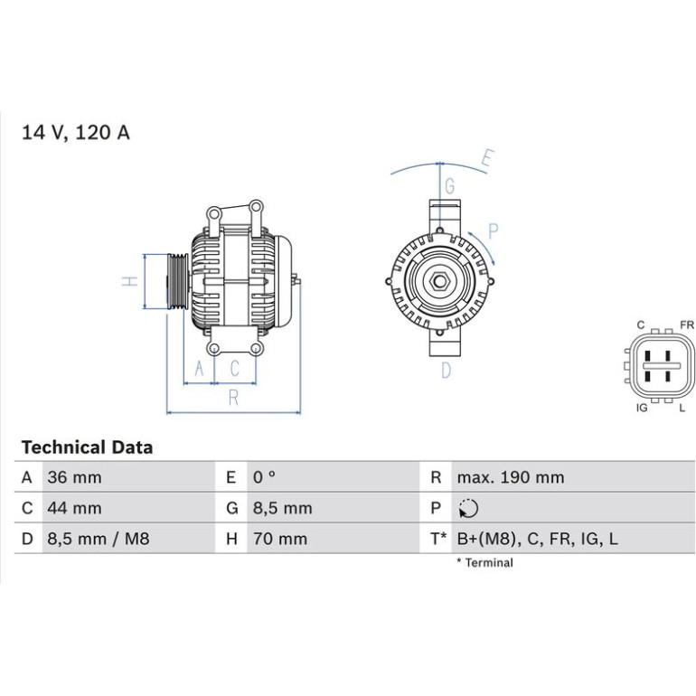Lichtmaschine 0 986 082 050 Lichtmaschine 0 986 082 050