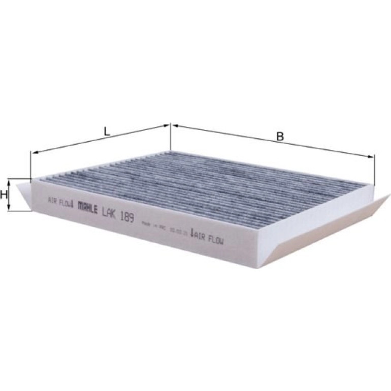 MAHLE Filter, Innenraumluft LAK 189 MAHLE Filter, Innenraumluft LAK 189