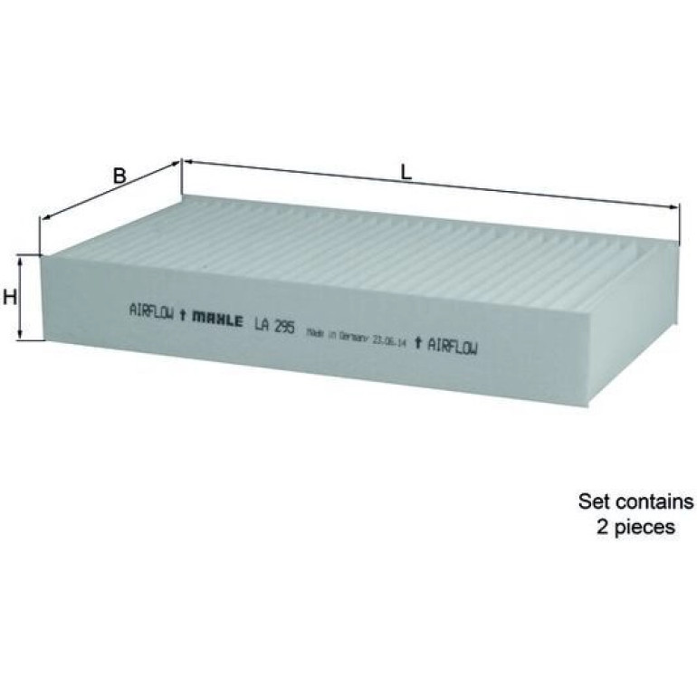 MAHLE Filter, Innenraumluft LA 295/S MAHLE Filter, Innenraumluft LA 295/S