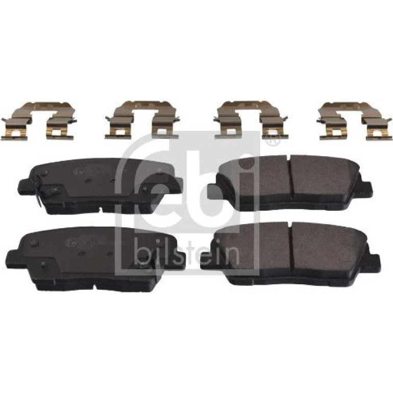 FEBI BILSTEIN Bremsbelagsatz, Scheibenbremse 116284 FEBI BILSTEIN Bremsbelagsatz, Scheibenbremse 116284
