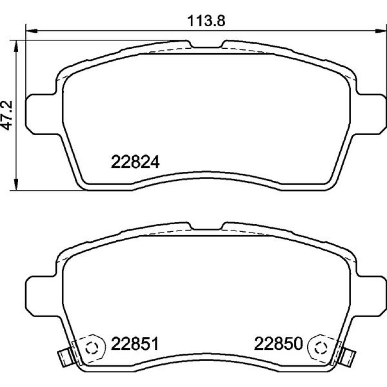 BREMBO Bremsklötze VA P 79 037 BREMBO Bremsklötze VA P 79 037