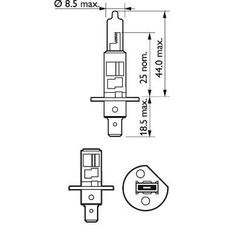 H1 12V 55W P14,5s Vision Plus +60% 2 Stück Philips 12258VPS2 H1 12V 55W P14,5s Vision Plus +60% 2 Stück Philips 12258VPS2