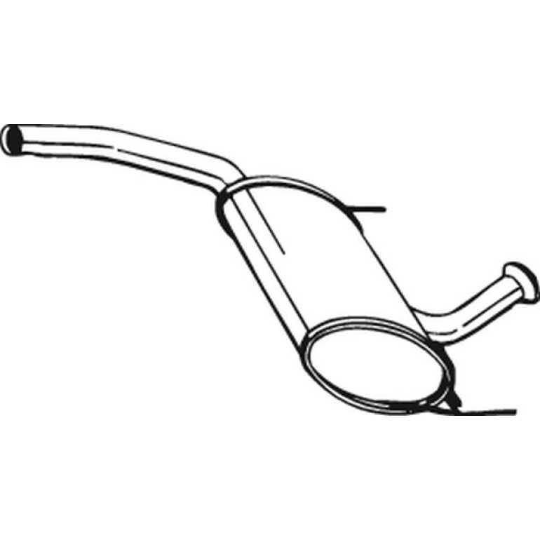 Bosal Schalldämpfer 200-221 Bosal Schalldämpfer 200-221