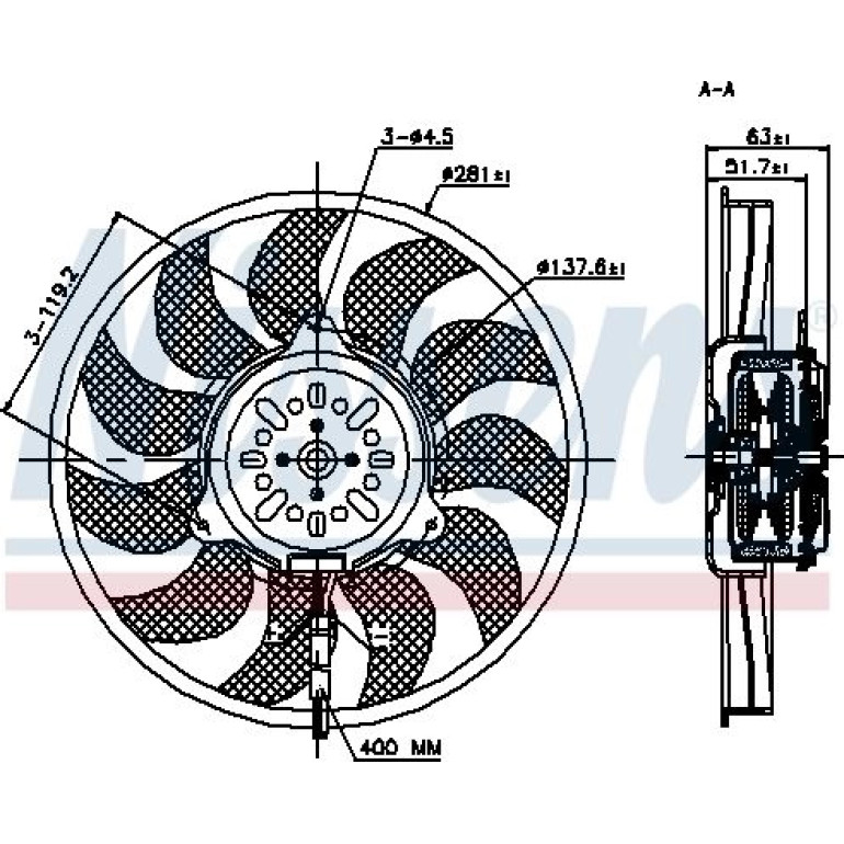 Kühlerlüfter PKW 85692 Kühlerlüfter PKW 85692