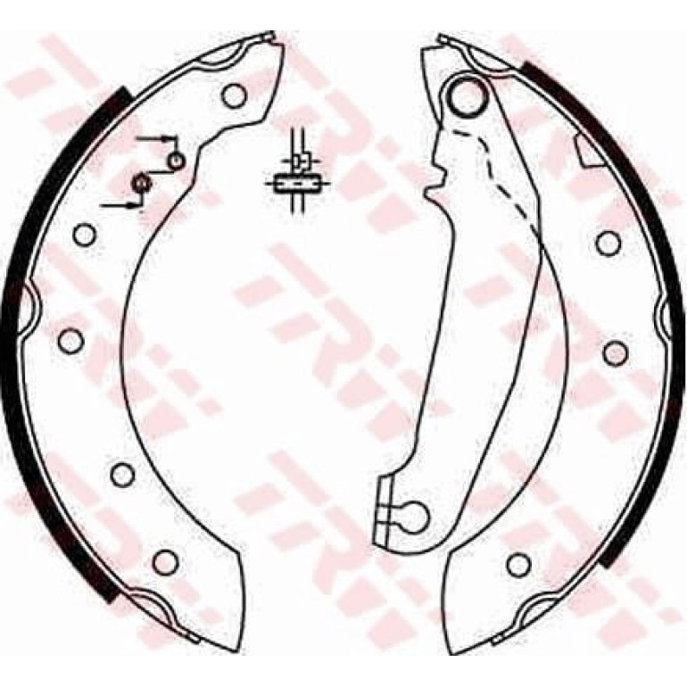 76 461 000 Bremsbacken GS6233 76 461 000 Bremsbacken GS6233