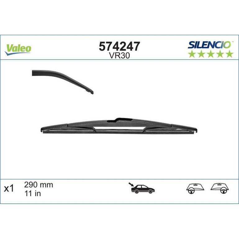 VM30 VALEO Silencio Heckwischer 574247 VM30 VALEO Silencio Heckwischer 574247