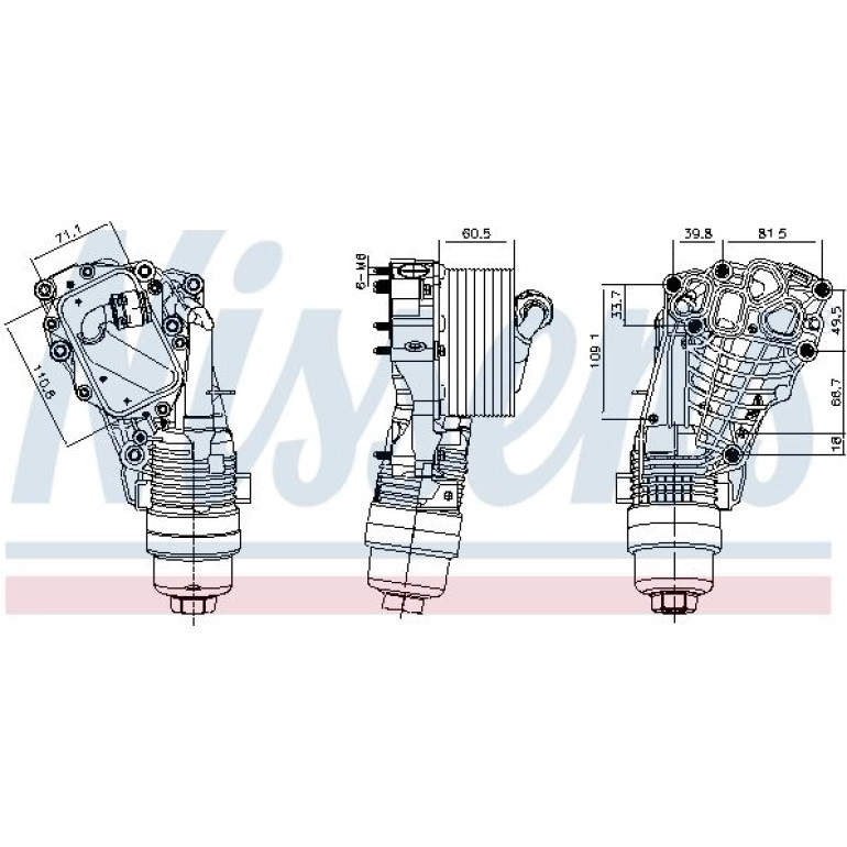 Ölkühler Motoröl Kühler ÖL 91399 Ölkühler Motoröl Kühler ÖL 91399