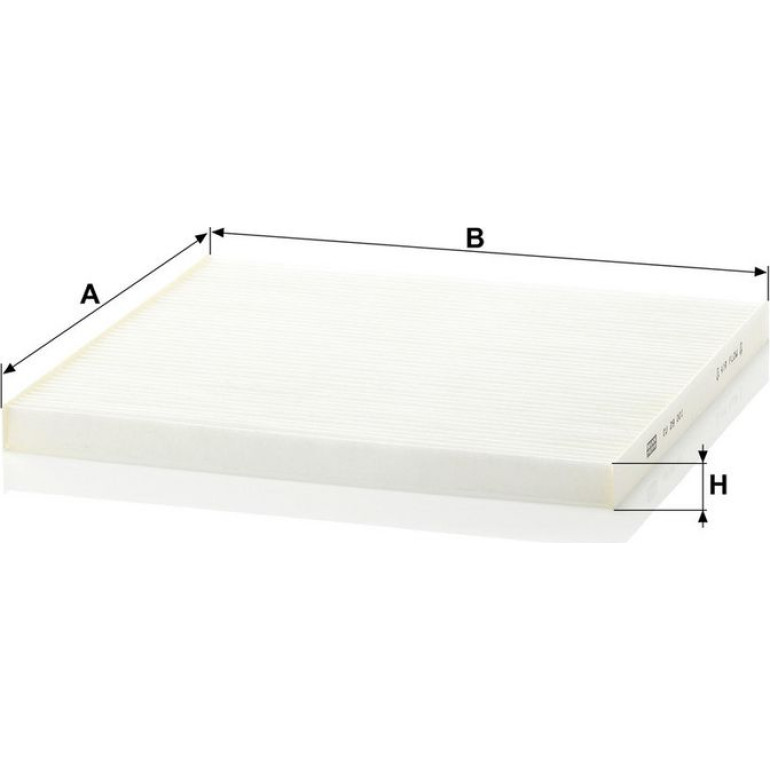 Mann & Hummel Innenraumfilter PKW CU 29 001 Mann & Hummel Innenraumfilter PKW CU 29 001