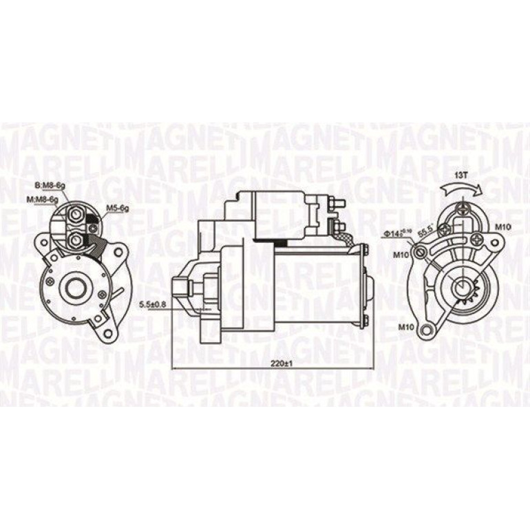 MAGNETI MARELLI Anlasser 063720594010 MAGNETI MARELLI Anlasser 063720594010