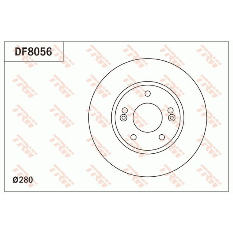 80 481 044 Bremsscheibe VA DF8056 80 481 044 Bremsscheibe VA DF8056