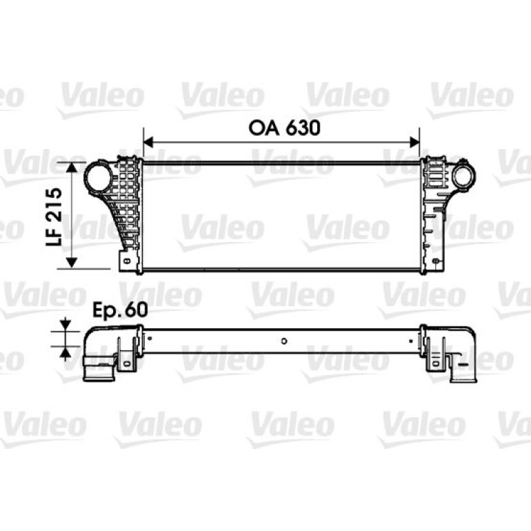 VALEO Druckluftkühler 817941 VALEO Druckluftkühler 817941