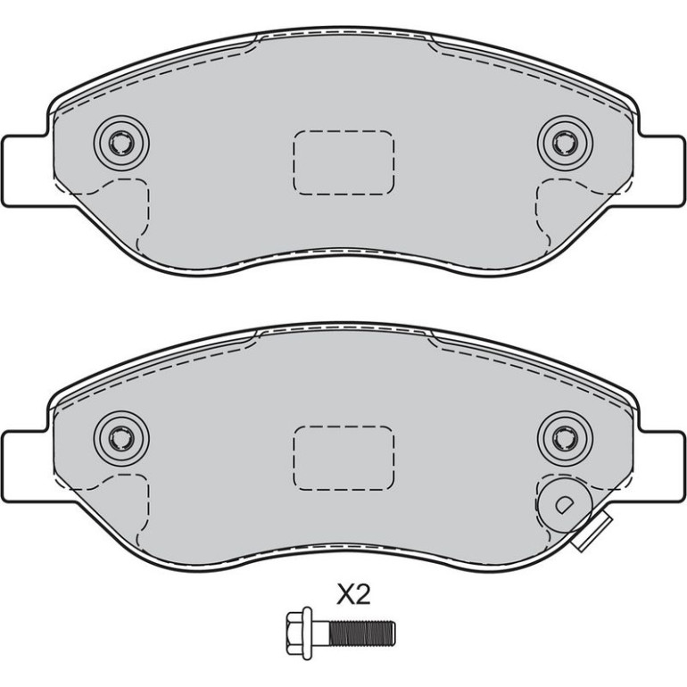 VALEO Bremsbeläge 601380 VALEO Bremsbeläge 601380