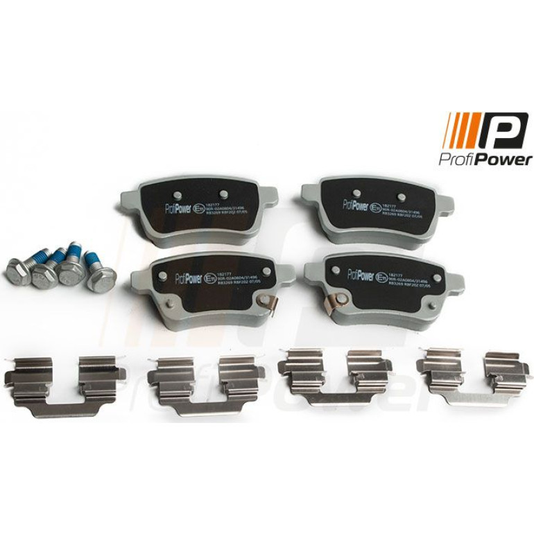 PROFIPOWER Bremsbelagsatz, Scheibenbremse 1B2177 PROFIPOWER Bremsbelagsatz, Scheibenbremse 1B2177
