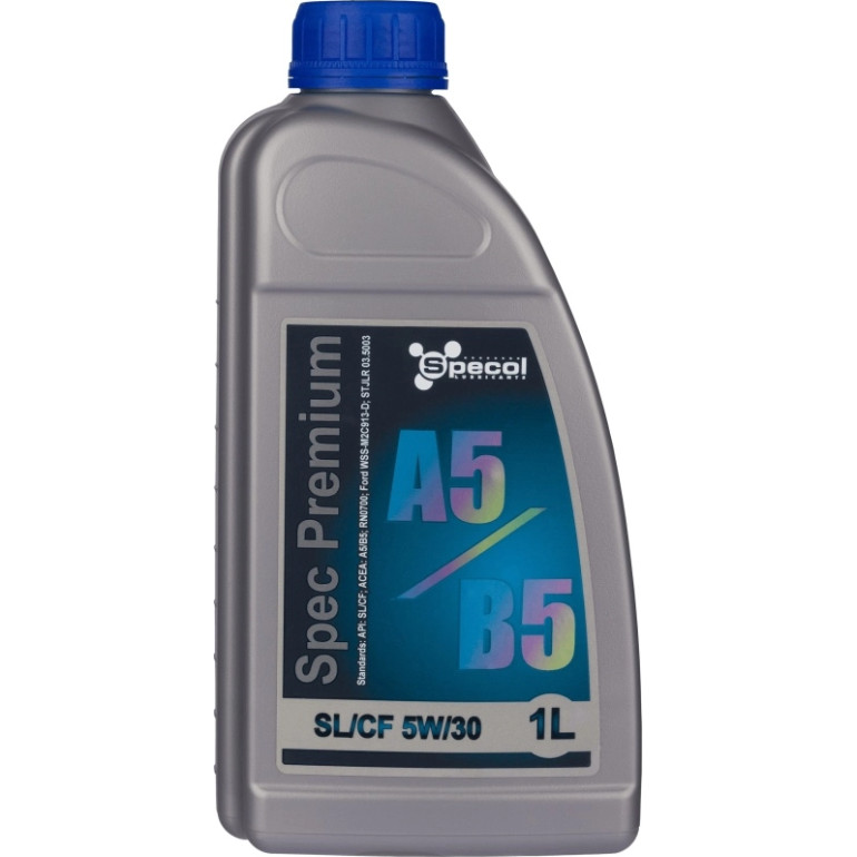 Specol Öl 5W30 1L Premium A5/B5 / Sl/Cf / Wss M2C 913D / Rn0700 / Stjlr.03.5003 104920 Specol Öl 5W30 1L Premium A5/B5 / Sl/Cf / Wss M2C 913D / Rn0700 / Stjlr.03.5003 104920